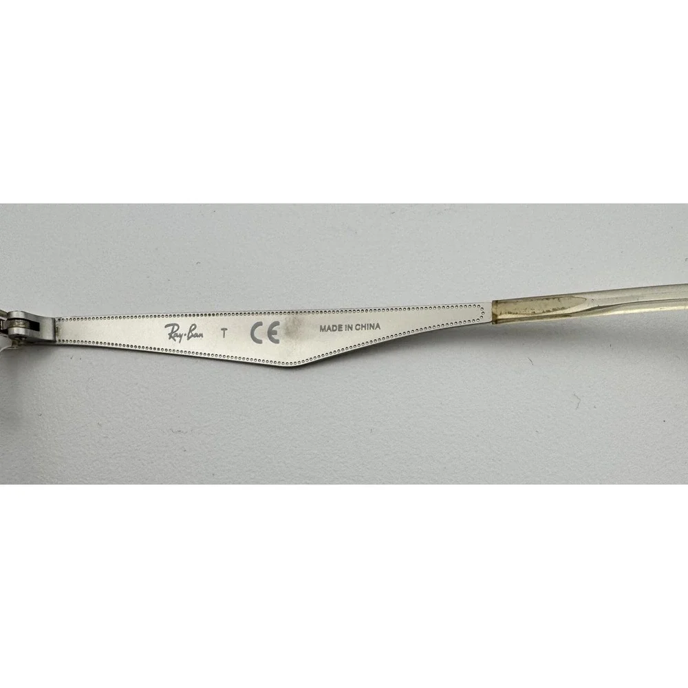 Ray-Ban Eyeglasses Unisex Silver RB6396 2936 Clubmaster Metal 51-19-140 w/Case